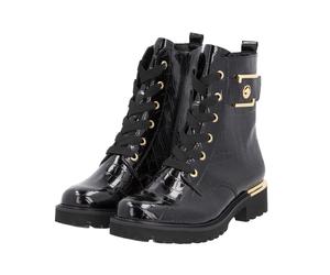 Remonte - Damen Biker Boots glanzschwarz black - Gr. - EU 39