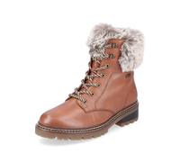 Remonte Damen Chelsea Boots D0B74, Frauen Stiefeletten,lose Einlage,wasserabweisend,remonteTEX,Winterstiefel,Winterschuhe,warm,braun Kombi (24),37 EU