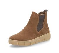 Remonte Damen Chelsea Boots D1T71, Frauen Stiefeletten,lose Einlage,Kurzstiefel,uebergangsschuhe,uebergangsstiefel,flach,Stiefel,braun Kombi (24),37 EU