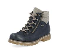 Remonte Damen Chelsea Boots D7478, Frauen Stiefeletten,lose Einlage,wasserabweisend,remonteTEX,uebergangsstiefel,Schlupfstiefel,blau Kombi (14),40 EU