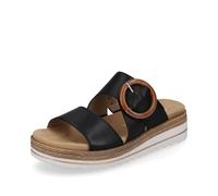 Remonte Damen D0Q51, Frauen Slipper,lose Einlage,Freizeitschuhe,Schlupfschuhe,schluepfschuhe,Slides,Slip-ons,Backless Slipper,Mules,schwarz (00),38 EU