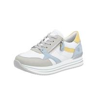 Remonte Damen D1323 Sneaker, Vapor/Weiss/Aqua/Sun/Ciel / 81, 43 EU