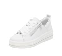 Remonte Damenschuhe Sportliche Schnürer weiss/weiss/silver/silver weiss/silver - Gr. - 37