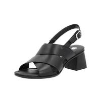 Remonte Damen D1K53 Sandale mit Absatz, schwarz/schwarz / 00, 38 EU