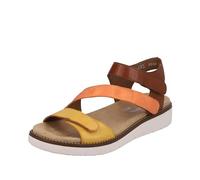 Remonte Damen D2050 Sandale, gelb/orange/Muskat / 25, 38 EU