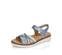 Remonte Damen D2058 Sandale, blau, 42 EU