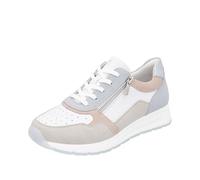 Remonte Damen D2G00 Sneaker Low, Weiss 81, 43 EU