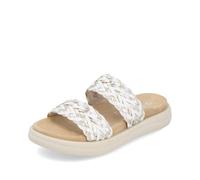 Remonte Damen D2N52, Frauen Slipper,Slides,Slip-ons,Backless Slipper,Mules,Gartenschuhe,Sommerschuhe,sommerclogs,Pantoletten,Weiss Kombi (80),40 EU
