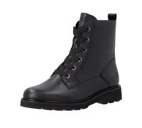 Schnürboots REMONTE, Damen, Gr. 42, schwarz, Leder, Basic, Schuhe Schnürboots, Schnürstiefelette, Profilsohle, Blockabsatz (39002962-42) schwarz