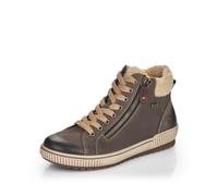 Remonte Damen High-Top Sneaker D0770, Frauen Halbschuhe,lose Einlage,wasserabweisend,remonteTEX,straßenschuhe,Strassenschuhe,grau Kombi (45),37 EU