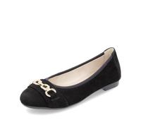 Remonte Damen Klassische Ballerinas D0K10, Frauen Flats,lose Einlage,Halbschuhe,Sommerschuhe,Slipper,Ballerina-Schuhe,Ballett-Schuhe,schwarz (02),42 EU