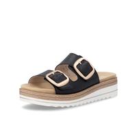 Remonte Damen Klassische Sandalen D0Q66, Frauen Sandalen,lose Einlage,Sommerschuhe,Freizeitschuhe,offene Schuhe,Strandschuhe,schwarz (00),36 EU