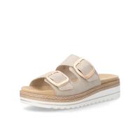 Remonte Damen Klassische Sandalen D0Q66, Frauen Sandalen,lose Einlage,Sommerschuhe,Freizeitschuhe,offene Schuhe,Strandschuhe,beige (62),36 EU