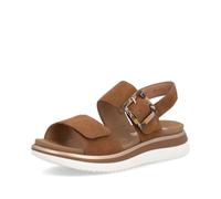 Remonte Damen Klassische Sandalen D1J62, Frauen Sandalen,lose Einlage,Sommerschuhe,Freizeitschuhe,offene Schuhe,Strandschuhe,braun (22),37 EU