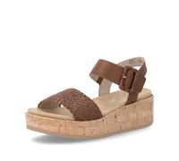 Remonte Damen Klassische Sandalen D1N56, Frauen Sandalen,lose Einlage,Sommerschuhe,Freizeitschuhe,offene Schuhe,Strandschuhe,braun (24),40 EU