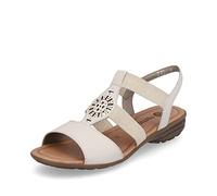 Remonte Damen Klassische Sandalen R3666, Frauen Sandalen,Freizeitschuhe,Strandschuhe,Sandaletten,bequem,Sommerschuhe,offene,beige Kombi,40 EU / 6.5 UK