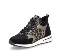 Remonte Damen Klassische Stiefel D1G71, Frauen Stiefel,lose Einlage,Winterschuhe,uebergangsstiefel,uebergangsschuhe,Boots,schwarz Kombi (03),42 EU
