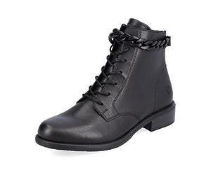 Remonte Damen Klassische Stiefeletten D0F74, Frauen Stiefeletten,lose Einlage,flach,Boots,Stiefel,Bootee,Booties,halbstiefel,schwarz,38 EU / 5 UK