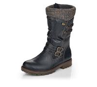 Remonte Damen Klassische Stiefeletten D8478, Frauen Stiefeletten,lose Einlage,Kurzstiefel,uebergangsschuhe,schwarz Kombi,39 EU / 6 UK