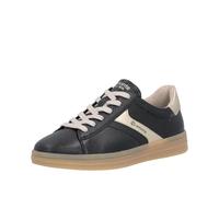 Remonte Damen Leder Sneaker Retro weiches Textilfutter D2C07, Größe:38 EU, Farbe:Schwarz
