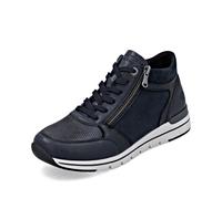 Remonte Damen Low-Top Sneaker D0700, Frauen Halbschuhe,lose Einlage,wasserabweisend,remonteTEX,Freizeit,sportlich,straßenschuhe,blau (14),43 EU