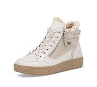 Remonte Sneaker D0700 – Leder/Synthetik, remonteTEX, wasserabweisend – Damen Beige Gr. 38