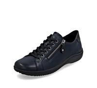 Remonte Damen Low-Top Sneaker D0700, Frauen Halbschuhe,lose Einlage,wasserabweisend,remonteTEX,Freizeit,sportlich,straßenschuhe,blau Kombi (14),39 EU