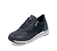 Remonte Damen Low-Top Sneaker D0700, Frauen Halbschuhe,lose Einlage,wasserabweisend,remonteTEX,Freizeit,sportlich,straßenschuhe,blau (14),37 EU
