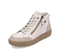 Remonte Damen Low-Top Sneaker D0700, Frauen Halbschuhe,lose Einlage,wasserabweisend,remonteTEX,Freizeit,sportlich,straßenschuhe,Weiss Kombi (80),45 EU