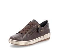 Remonte Damen Low-Top Sneaker D0700, Frauen Halbschuhe,lose Einlage,wasserabweisend,remonteTEX,straßenschuhe,Strassenschuhe,braun (25),38 EU
