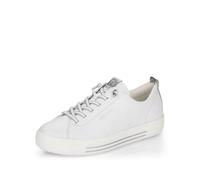 Remonte Damen Low-Top Sneaker D0913, Frauen Halbschuhe,lose Einlage,straßenschuhe,Strassenschuhe,Sportschuhe,Freizeitschuhe,Weiss Kombi (80),45 EU