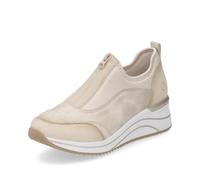 Remonte Damen Low-Top Sneaker D0T08, Frauen Halbschuhe,lose Einlage,Strassenschuhe,Sportschuhe,Freizeitschuhe,Turnschuhe,beige Kombi (61),40 EU