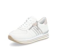 Remonte Damen-Sneaker-Schnürhalbschuh Weiß weiß42