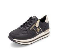 Remonte Damen Sneaker D1327 – nero/muschel/schwarz, lose Einlage – Größe 39