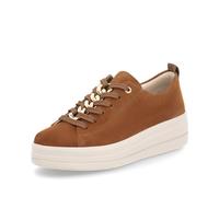 Remonte Damen Low-Top Sneaker D1C03, Frauen Halbschuhe,lose Einlage,straßenschuhe,Strassenschuhe,Sportschuhe,Freizeitschuhe,braun (22),38 EU