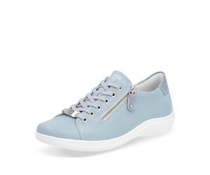 Remonte Damen Low-Top Sneaker D1E03, Frauen Halbschuhe,lose Einlage,Freizeitschuhe,Turnschuhe,Laufschuhe,schnürschuhe,schnürer,blau (10),37 EU