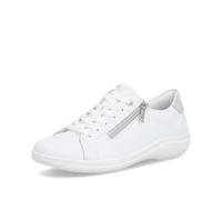 Remonte Damen Low-Top Sneaker D1E03, Frauen Halbschuhe,lose Einlage,Laufschuhe,straßenschuhe,Strassenschuhe,Sportschuhe,Weiss Kombi (81),39 EU