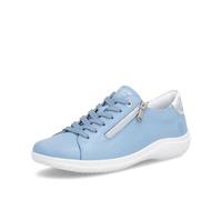 Remonte - Damen Schnürschuh blueice bleu/ice - Gr. - EU 39