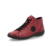 Remonte Damen Low-Top Sneaker D1E71, Frauen Halbschuhe,lose Einlage,wasserabweisend,remonteTEX,schnürer,Business,Freizeit,rot Kombi (35),40 EU