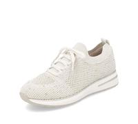 Remonte Damen Sneaker D1G12 Low-Top, lose Einlage, sportlich Beige Größe 39 EU