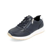 Remonte Damen Low-Top Sneaker D2G01, Frauen Halbschuhe,lose Einlage,straßenschuhe,Strassenschuhe,Freizeitschuhe,Turnschuhe,blau Kombi (14),41 EU