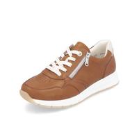 Remonte Damen Low-Top Sneaker D2G01, Frauen Halbschuhe,lose Einlage,straßenschuhe,Strassenschuhe,Freizeitschuhe,Turnschuhe,braun Kombi (20),40 EU