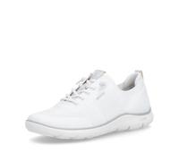 Remonte Damen Low-Top Sneaker D3G02, Frauen Halbschuhe,lose Einlage,Laufschuhe,straßenschuhe,Strassenschuhe,Sportschuhe,Weiss Kombi (80),38 EU