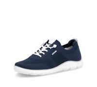 Remonte Damen Low-Top Sneaker D3G02, Frauen Halbschuhe,lose Einlage,Strassenschuhe,Sportschuhe,Freizeitschuhe,Turnschuhe,blau Kombi (14),44 EU