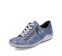 Remonte Damen Schnürhalbschuh R1402-15 remonteTEX wasserabweisend lose Einlage extra weit Blau 41