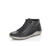 Remonte Damen Low-Top Sneaker R1498, Frauen Halbschuhe,lose Einlage,schnürschuhe,schnürer,Business,Freizeit,straßenschuhe,schwarz (01),40 EU