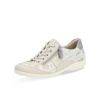 Remonte Damen Low-Top Sneaker R3403, Frauen Halbschuhe,lose Einlage,Strassenschuhe,Sportschuhe,Freizeitschuhe,Laufschuhe,beige Kombi (61),41 EU