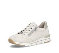 Remonte Damen Low-Top Sneaker R6716, Frauen Halbschuhe,lose Einlage,Freizeitschuhe,Turnschuhe,Laufschuhe,straßenschuhe,beige Kombi (60),40 EU