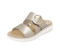 Remonte Damen D2K51, Frauen Slipper,lose Einlage,Gartenschuhe,Sommerschuhe,sommerclogs,Pantoletten,Slip on,Freizeitschuhe,Slides,Mules,Gold (90),38 EU