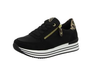 Remonte Damen Plateau Schnürschuhe für Damen, schwarz, Größe 38 EU